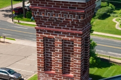 One of the eleven chimneys atop the Historic Washington County Courthouse - Stillwater, MN