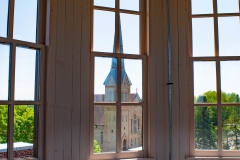 View of St. Michael's Catholic Church from the dome of the Historic Washington County Courthouse - Stillwater, MN
