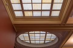 Skylights inside the Minneapolis Franklin Library