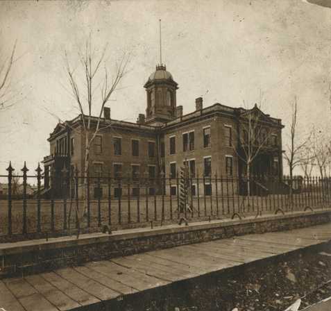 Minnesota's first State Capitol building circa 1873 (MHS)